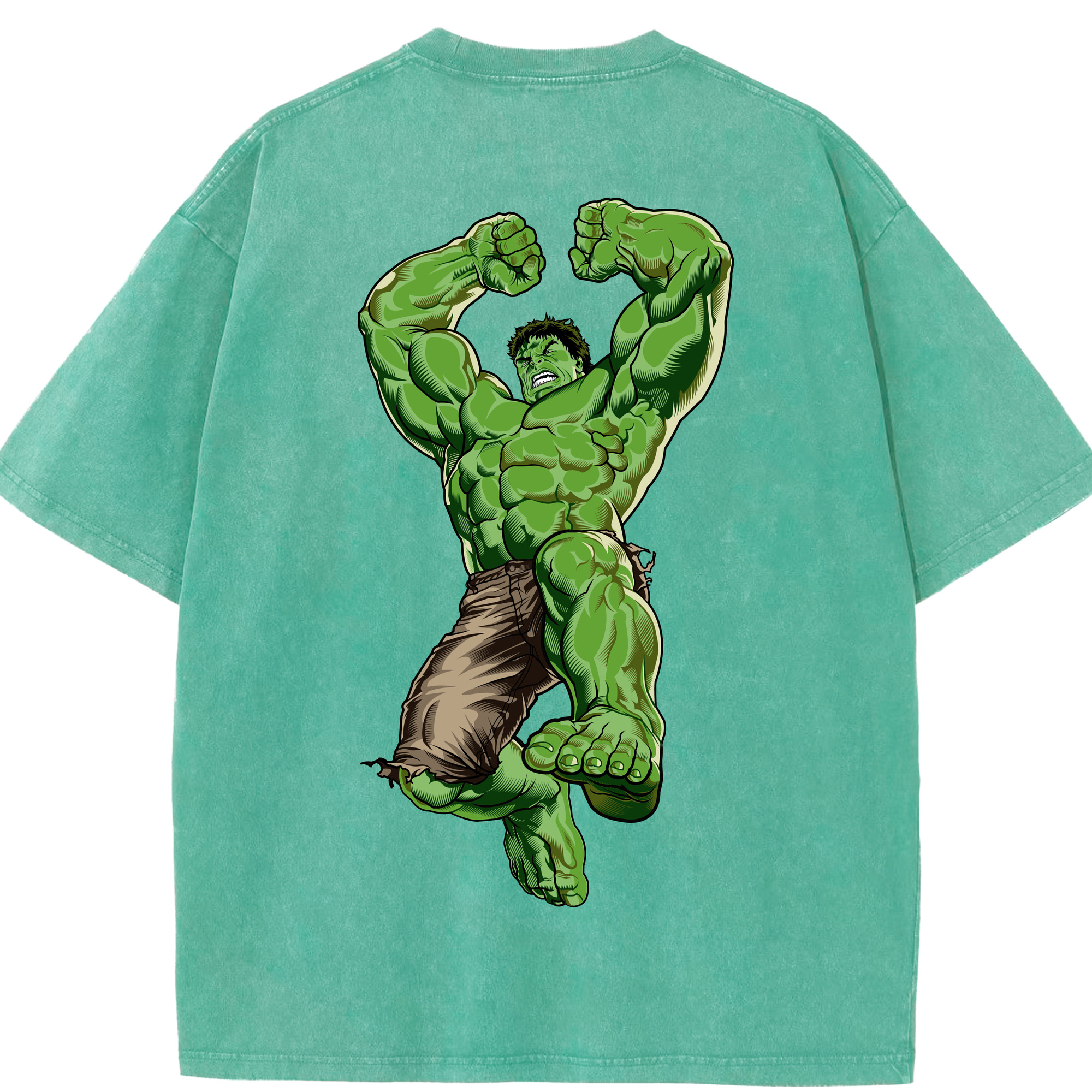 （画像用） アベンジャーズ The Avengers 綿100% ヴィンテージ風 半袖Tシャツ（背面プリント）